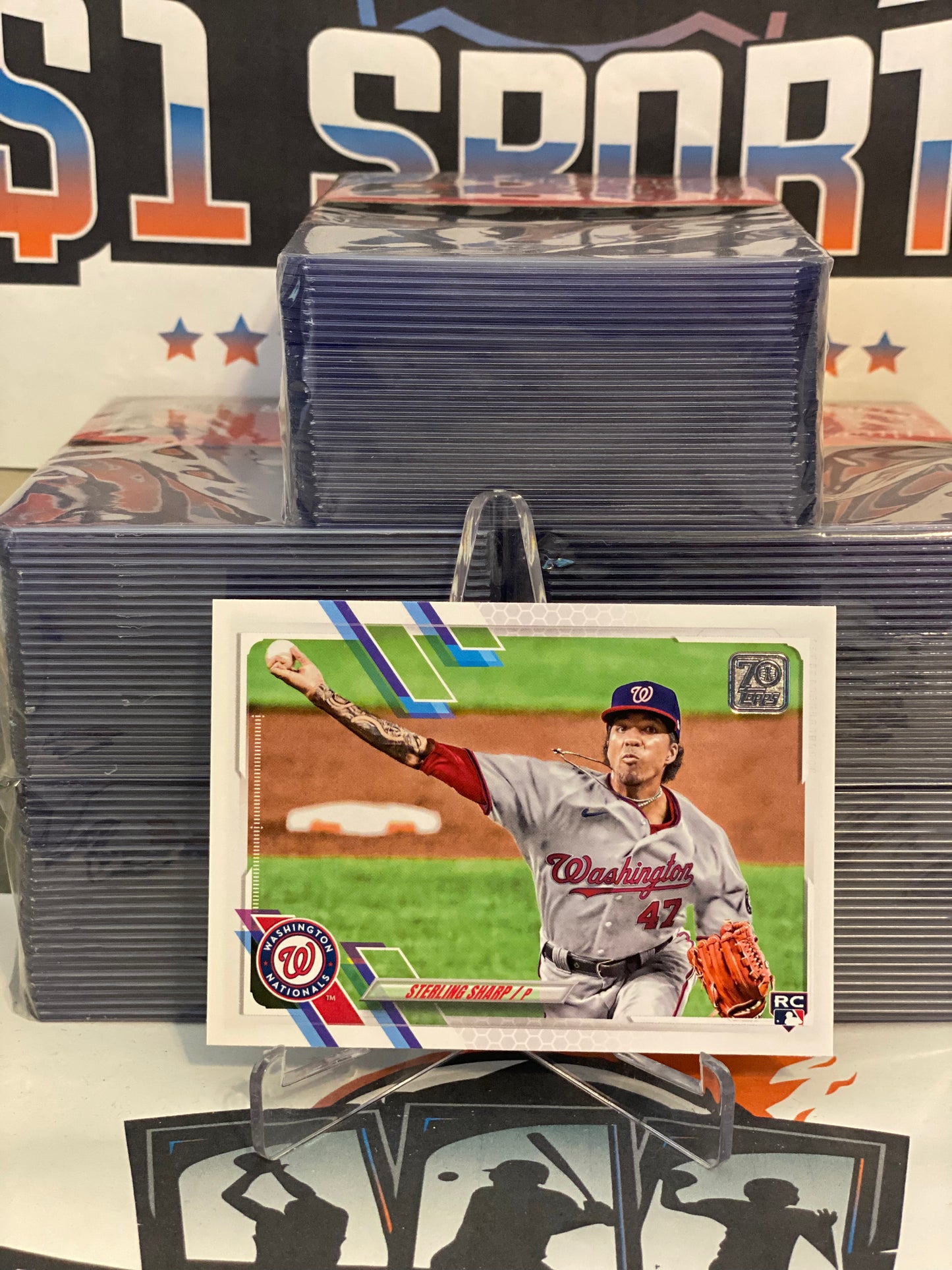 2021 Topps Update Sterling Sharp Rookie #US266