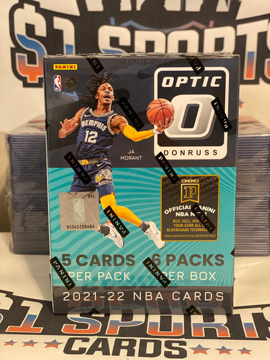 2021-22 Donruss Optic NBA Basketball Blaster Box