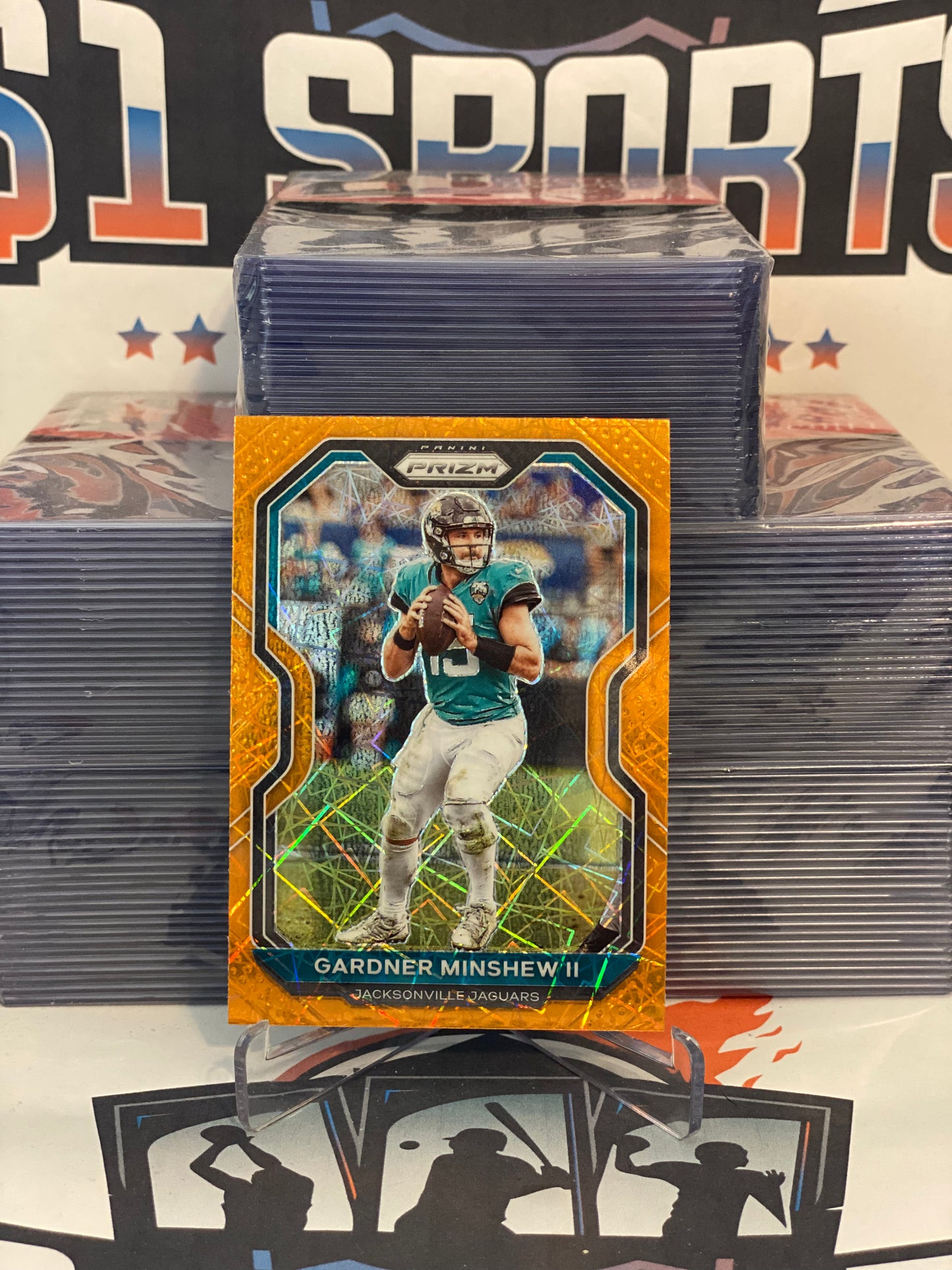 2020 Panini Prizm (Orange Lazer Prizm) Gardner Minshew II #92