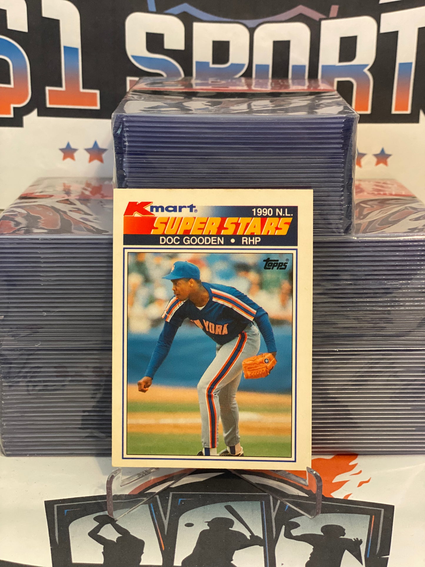 1990 Topps (Kmart Superstars) Dwight Gooden #10