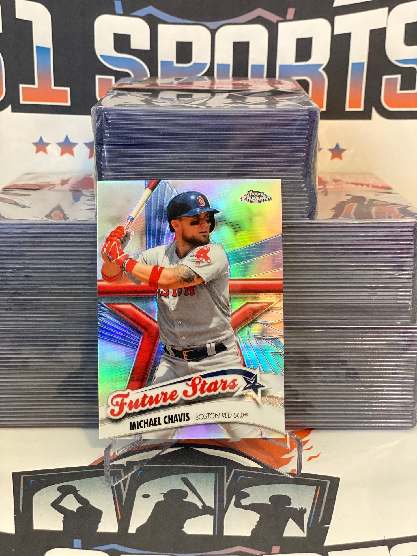 2021 Topps Chrome (Future Stars) Michael Chavis #FS-4
