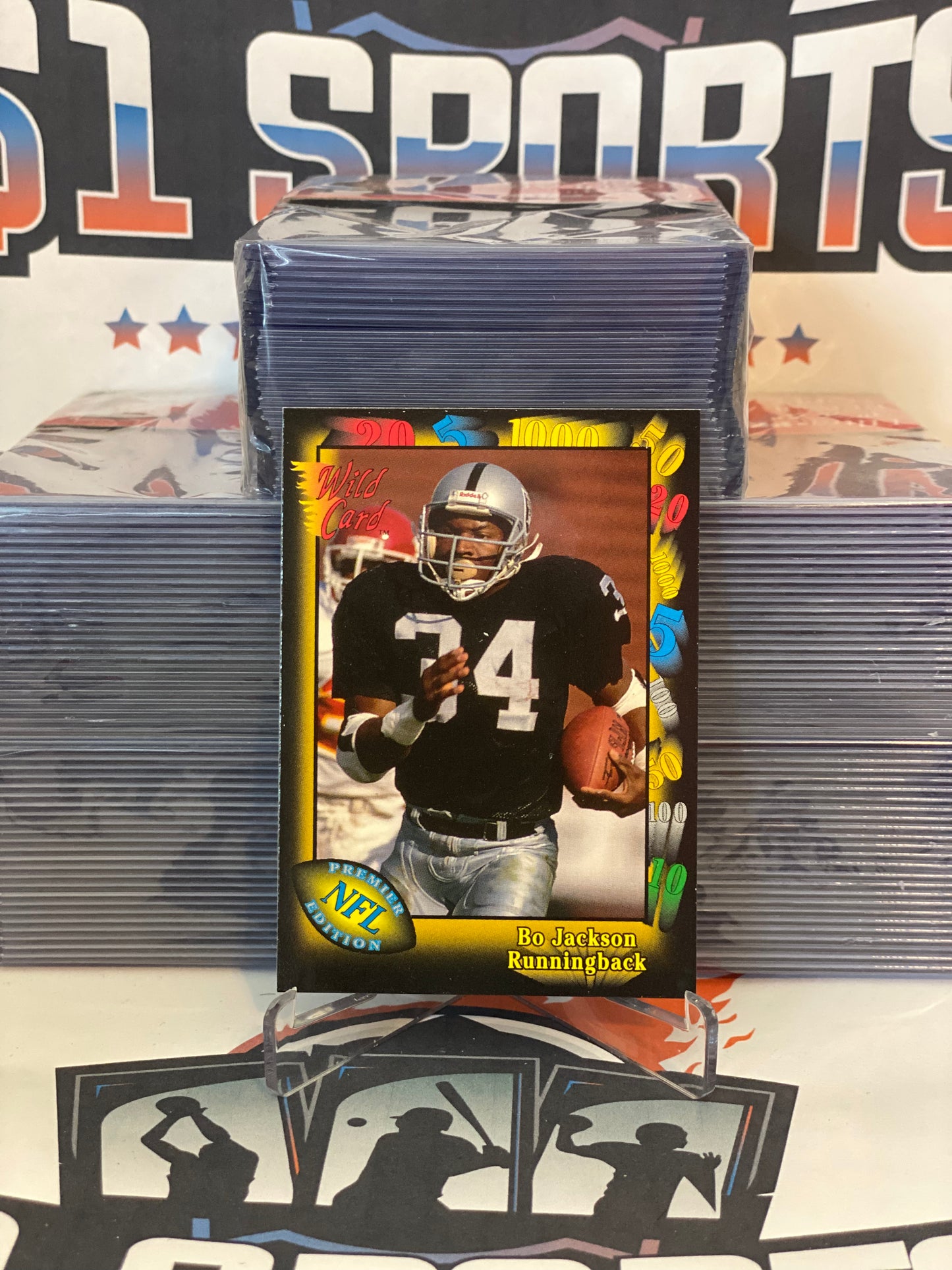 1991 Wild Card Bo Jackson #108