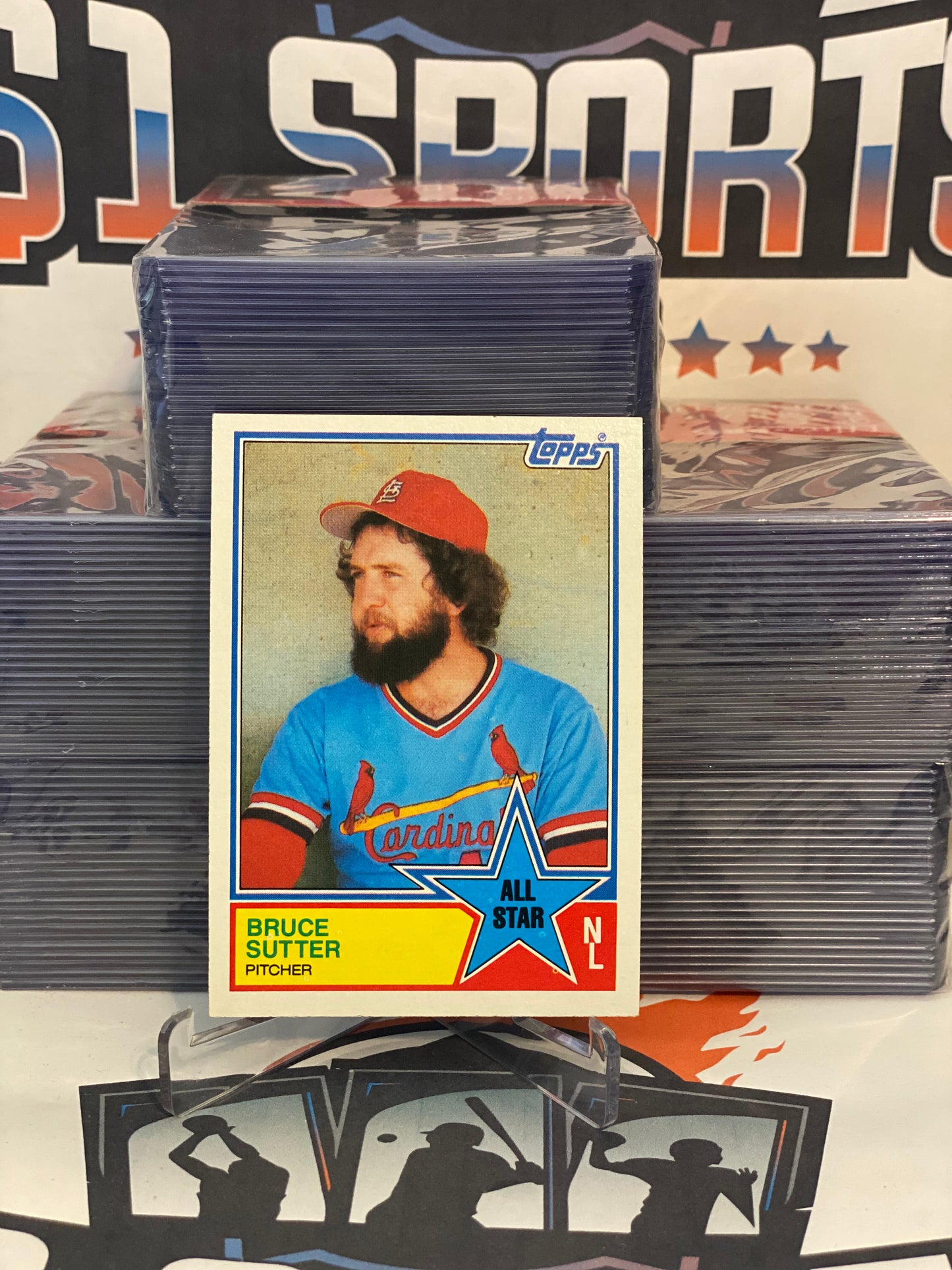 1983 Topps (All-Star) Bruce Sutter #407