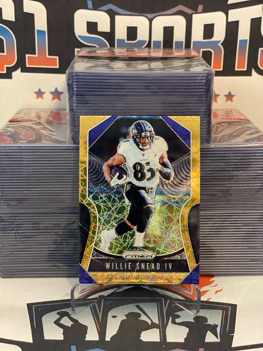 2019 Panini Prizm (Gold Lazer Prizm) Willie Snead IV #68