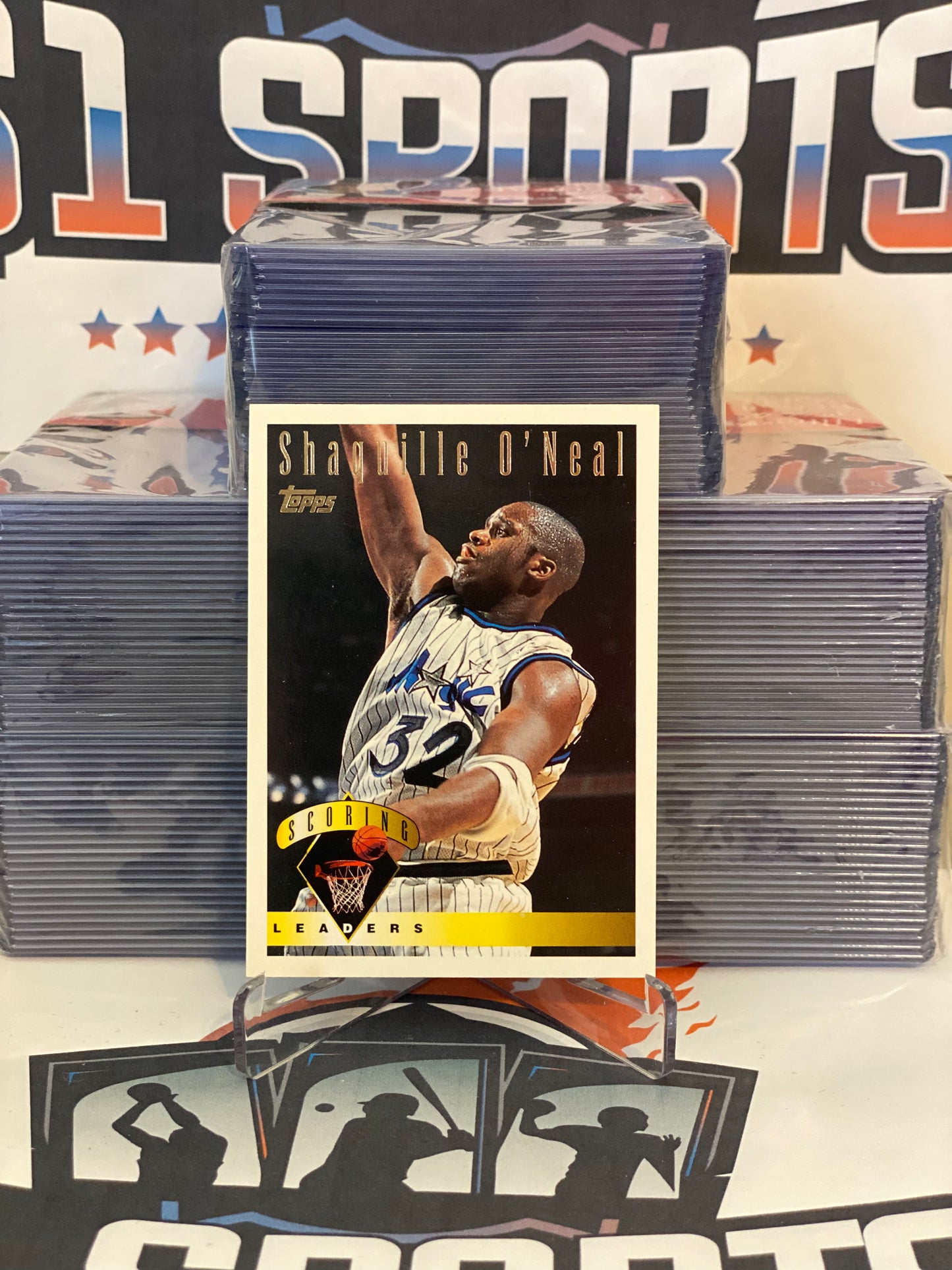 1995 Topps (Scoring Leaders) Shaquille O'Neal #6