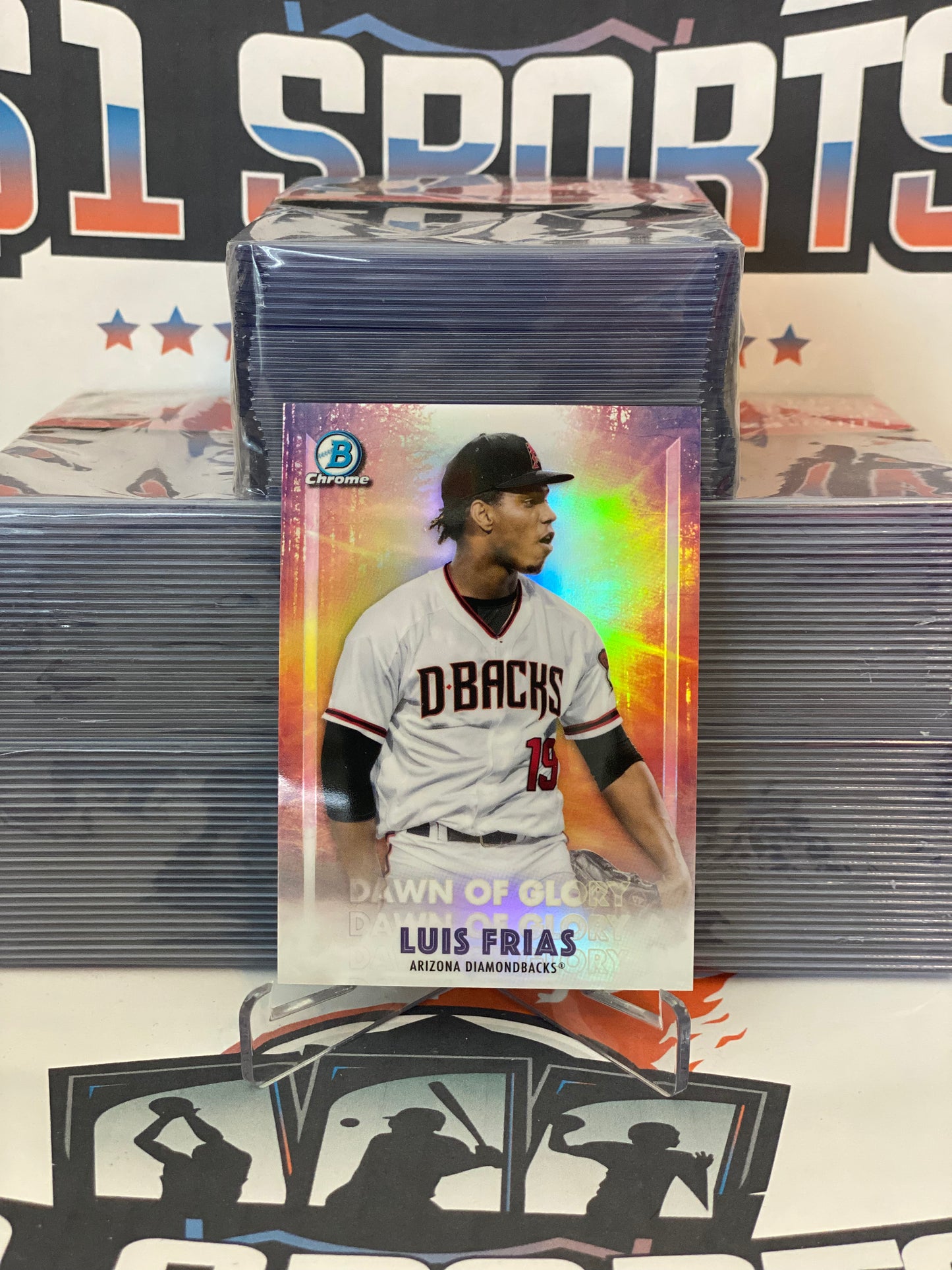 2021 Bowman Chrome (Dawn of Glory) Luis Frias #DOG-15
