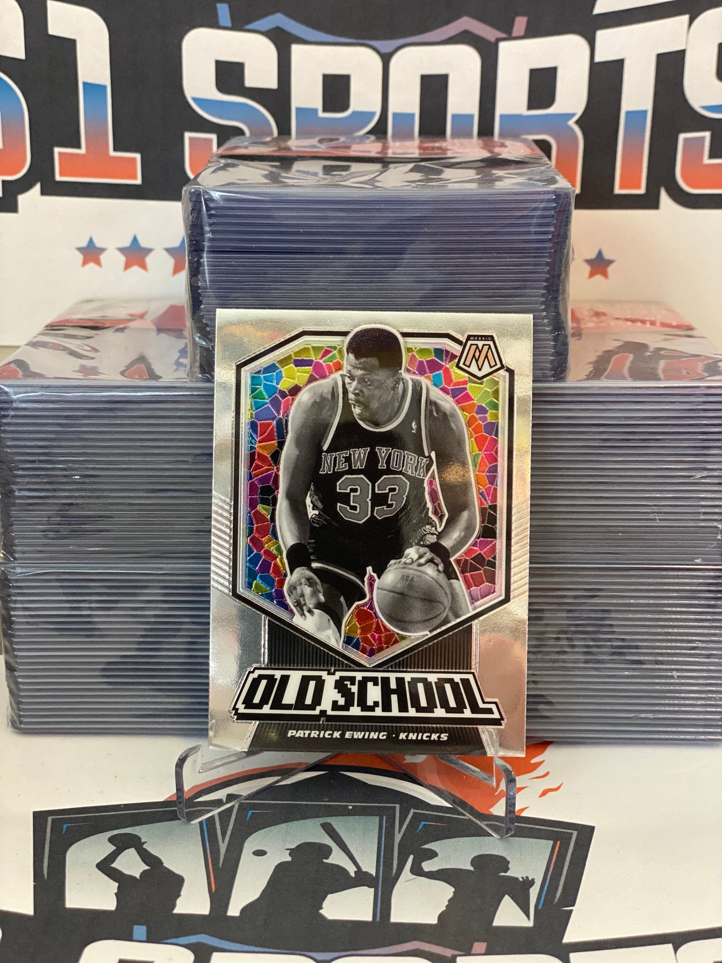 2019 Panini Mosaic (Old School) Patrick Ewing #2