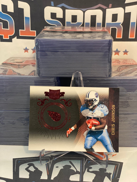 2010 Panini Plates & Patches (Red 081/499) Chris Johnson #95