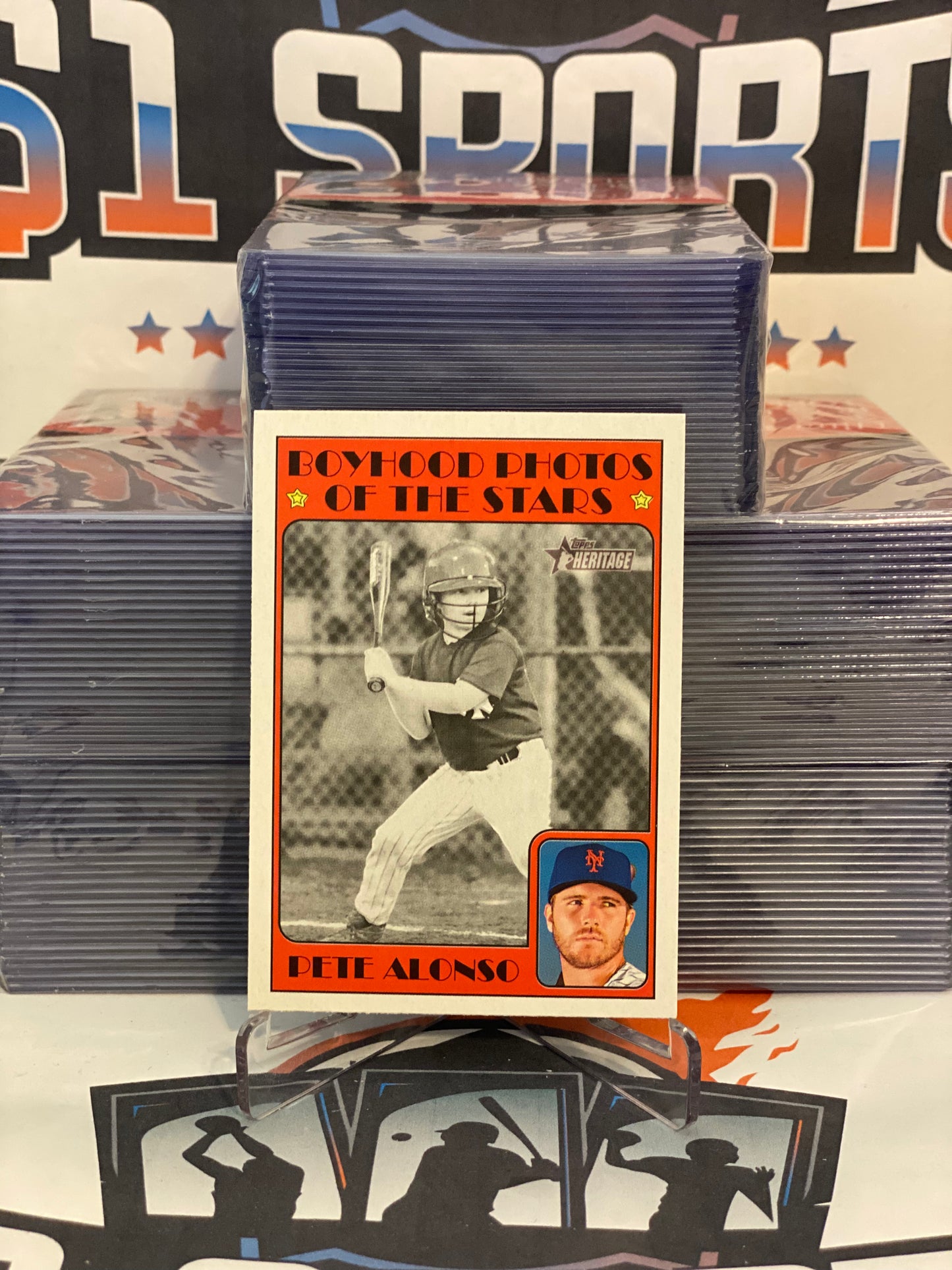 2021 Topps Heritage (Boyhood Photos) Pete Alonso #146