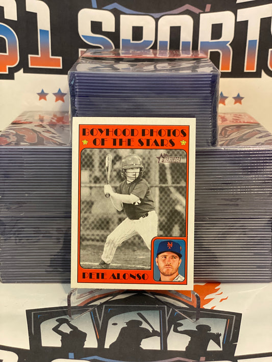2021 Topps Heritage (Boyhood Photos) Pete Alonso #146