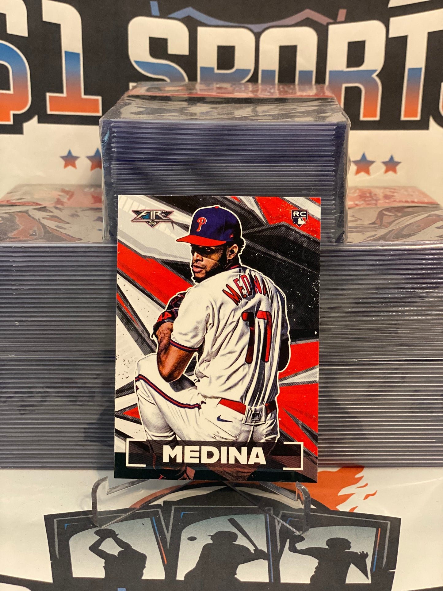 2021 Topps Fire Adonis Medina Rookie #145