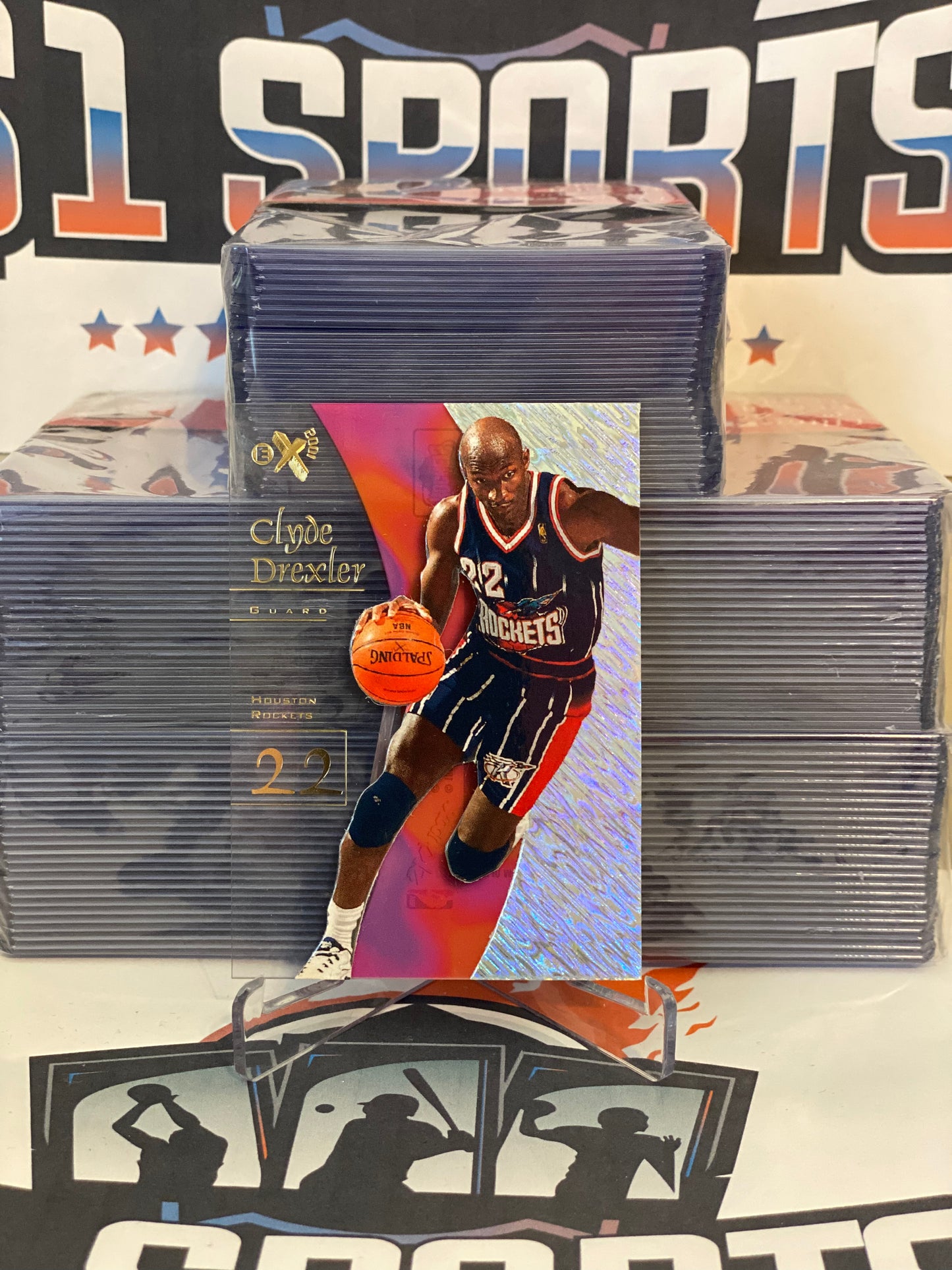 1997 Skybox E-X2001 Clyde Drexler #30