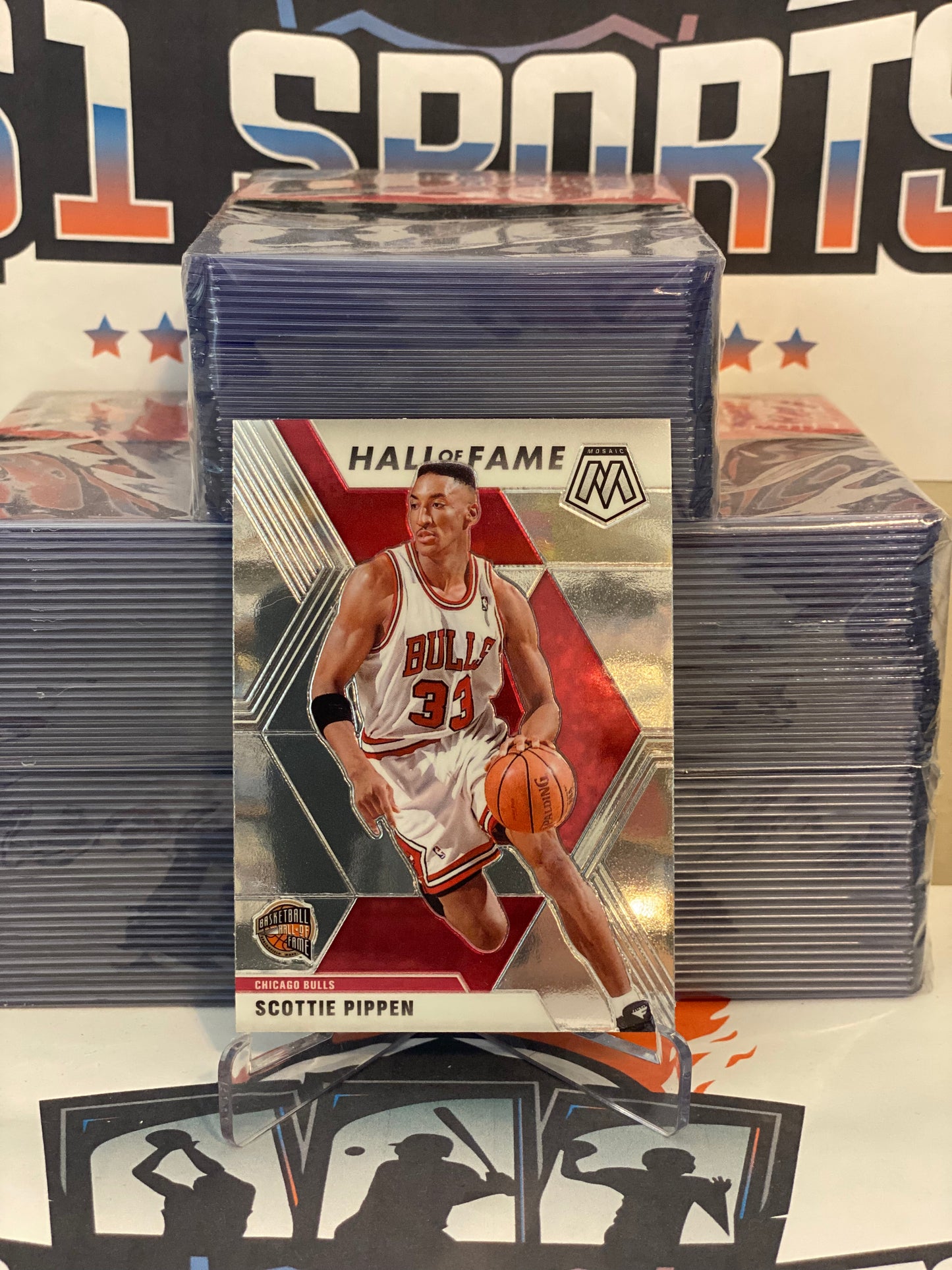 2019 Panini Mosaic (Hall of Fame) Scottie Pippen #292