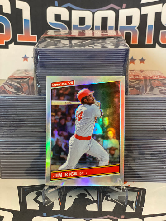 2020 Donruss (Retro; Holo Prizm) Jim Rice #R86-18