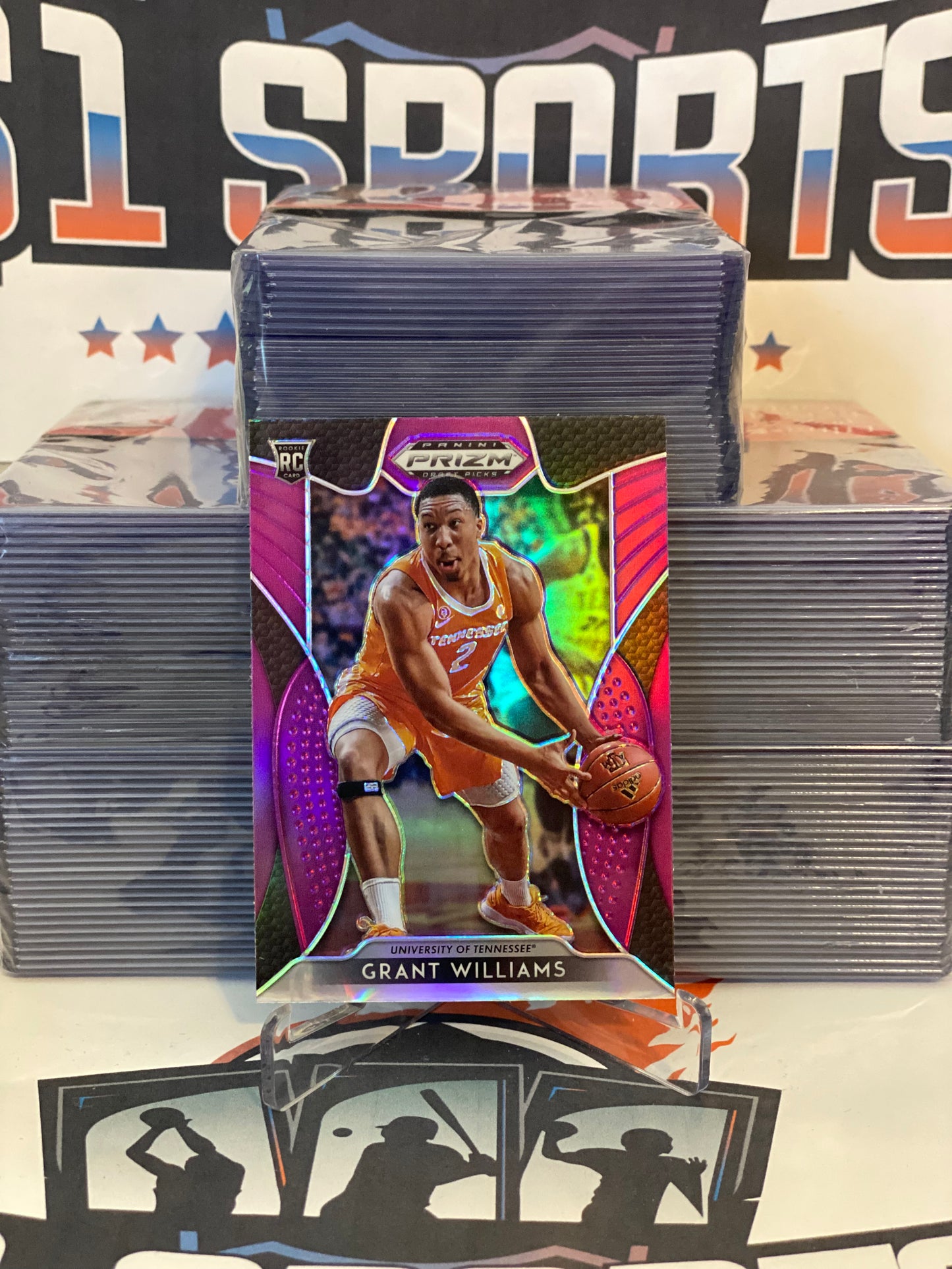 2019 Panini Prizm Draft Picks (Purple Prizm) Grant Williams Rookie #21