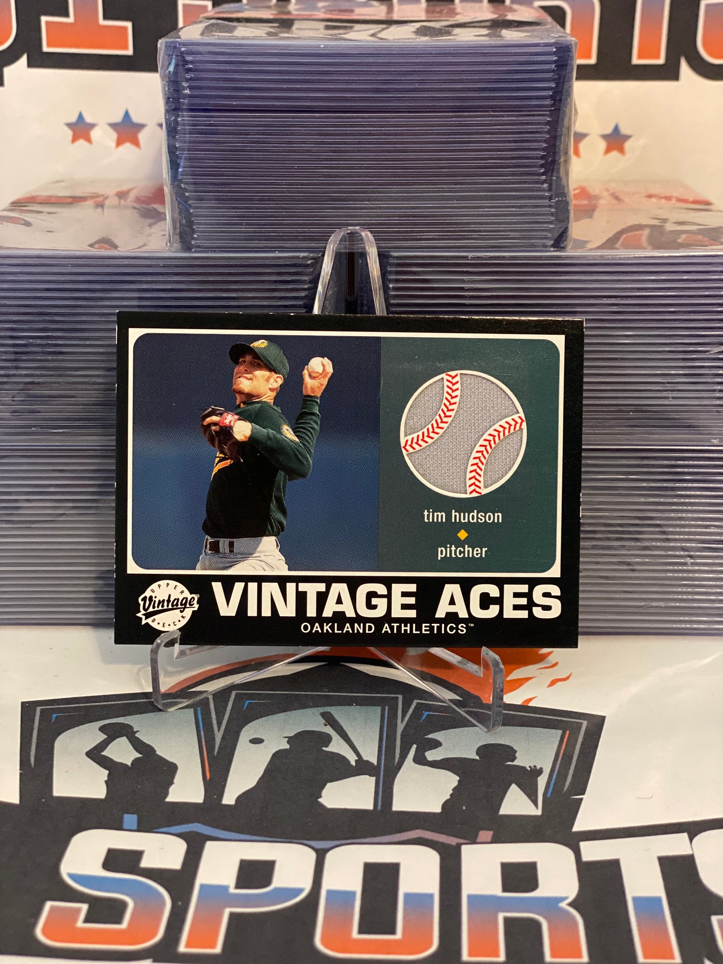 2002 Upper Deck (Vintage Aces Relic) Tim Hudson #A-TH