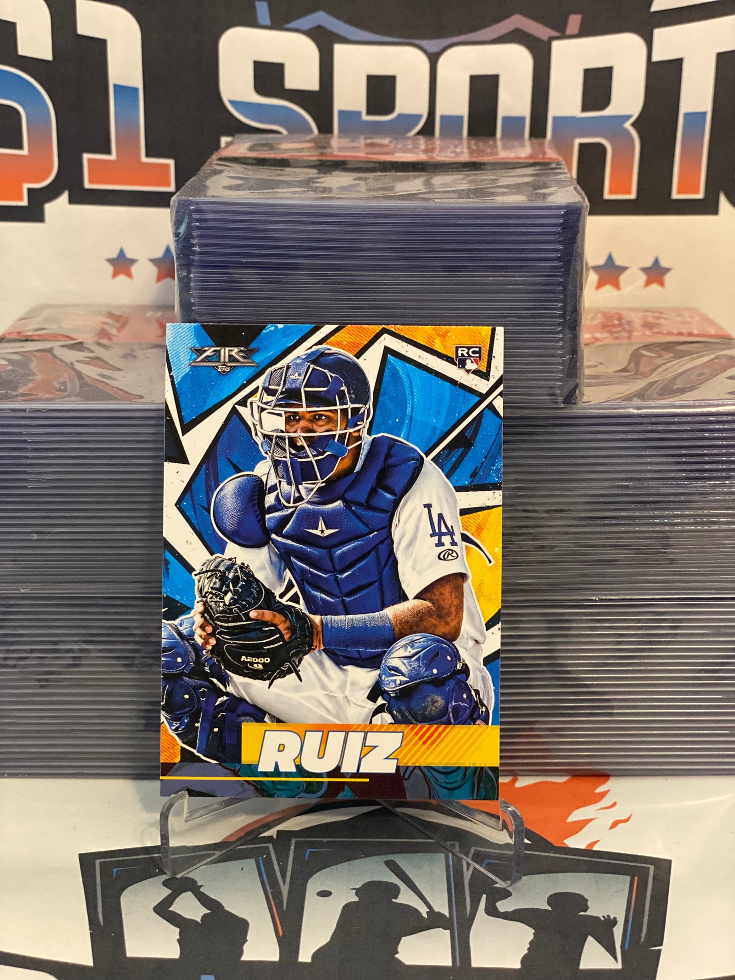 2021 Topps Fire Keibert Ruiz Rookie #81