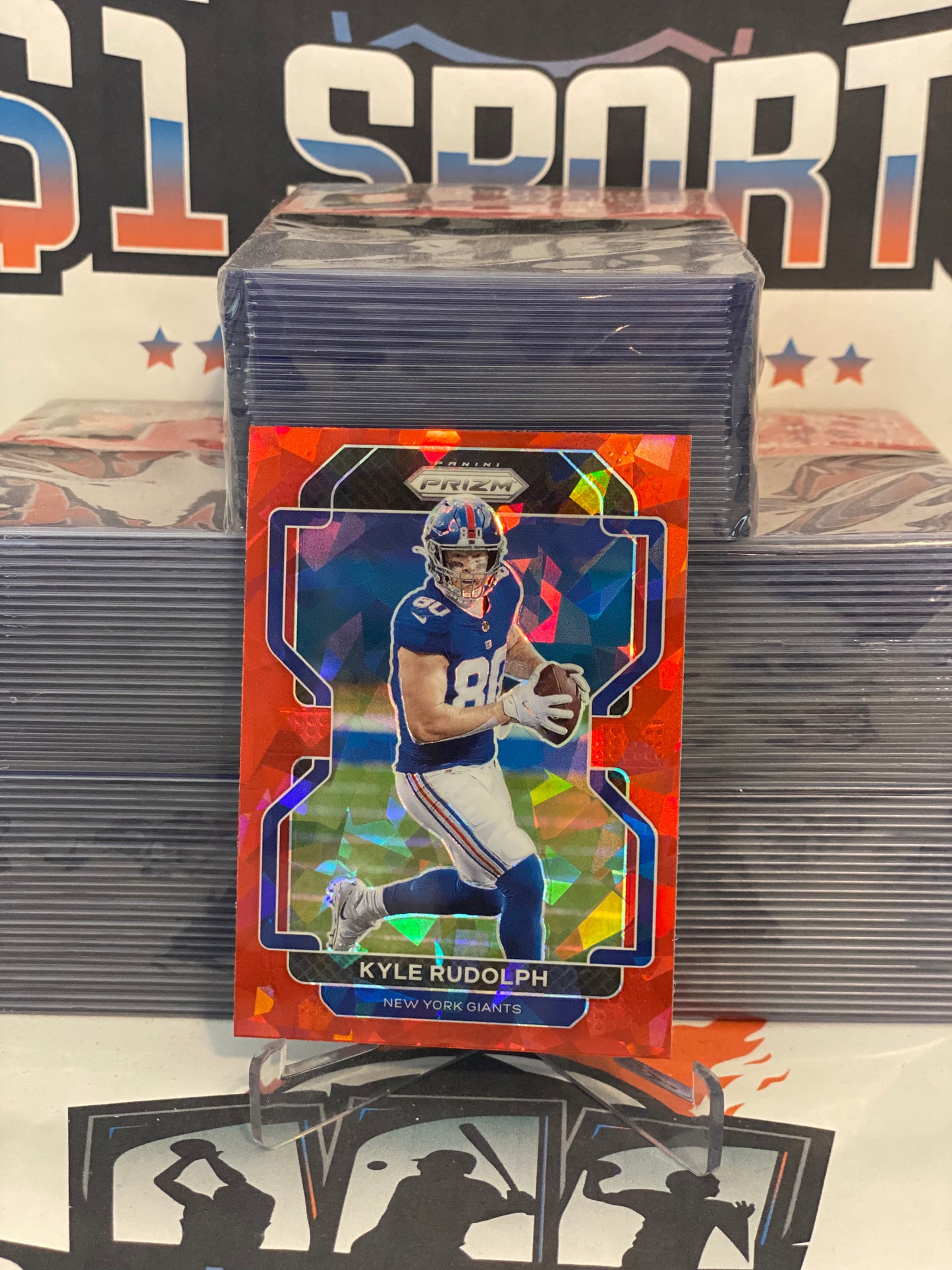 2021 Panini Prizm (Red Ice Prizm) Kyle Rudolph #230