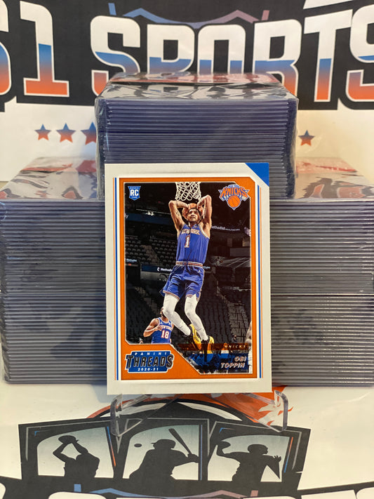 2020 Panini Chronicles (Threads) Obi Toppin Rookie #80