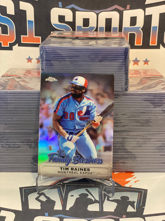 2019 Topps Chrome (Family Business) Tim Raines #FBC-12