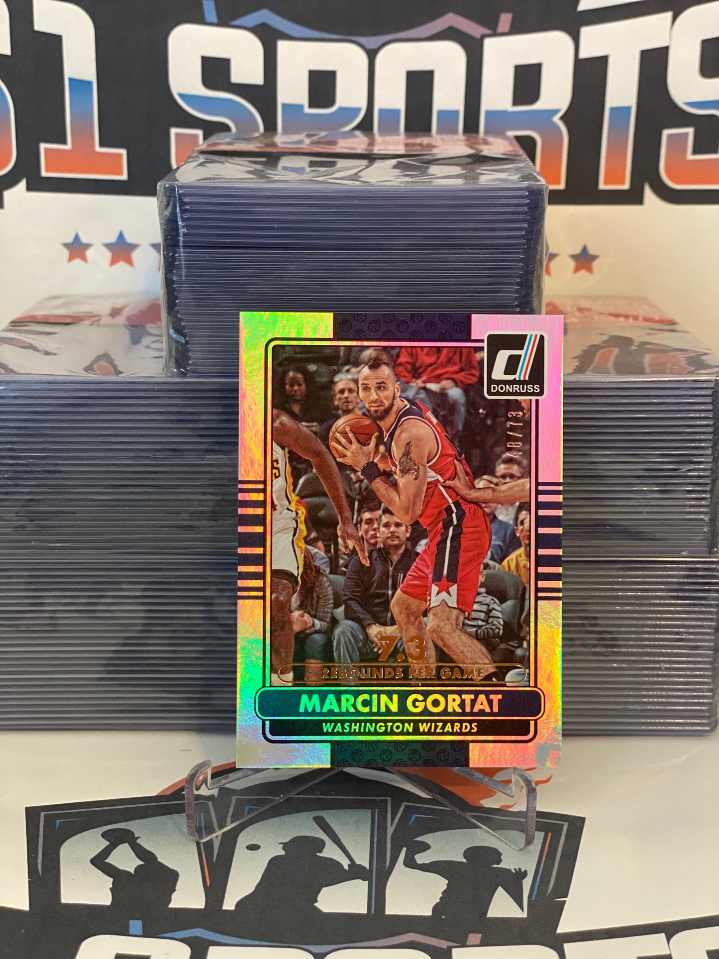 2014 Donruss (Stat Line Career, 48/73) Marcin Gortat #31
