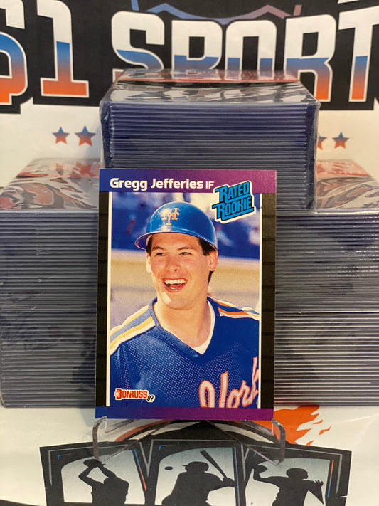 1989 Donruss (Rated Rookie) Gregg Jefferies #35