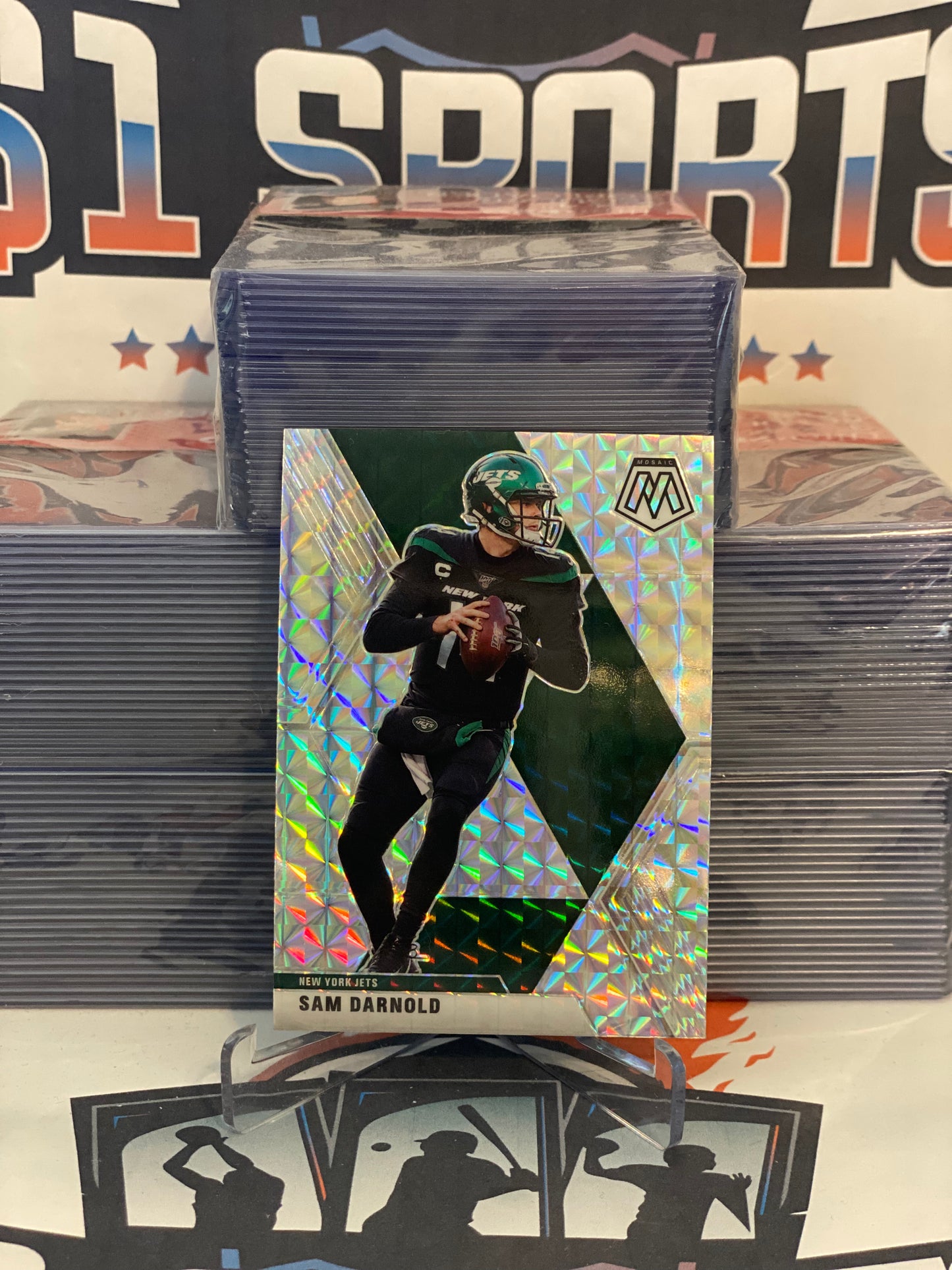2020 Panini Mosaic (Mosaic Prizm) Sam Darnold #156
