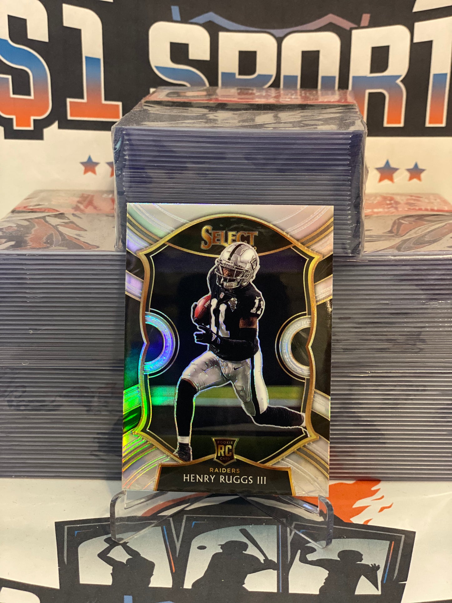 2020 Panini Select (Silver Prizm) Henry Ruggs III Rookie #58