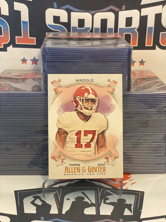 2021 Topps Allen & Ginter Jaylen Waddle #214
