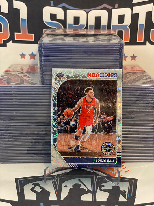 2019 Hoops Premium Stock (Silver Laser Prizm) Lonzo Ball #116