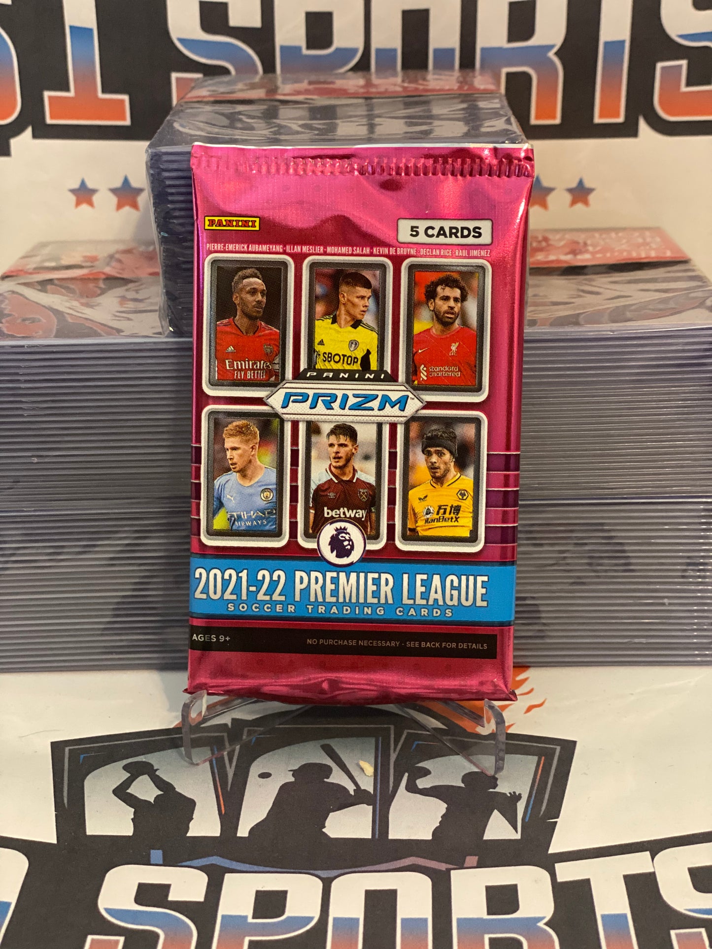 2021-22 Panini Prizm Premier League Soccer Mega Box Retail Pack