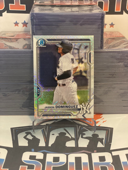 2021 Bowman Chrome Prospects (Mega Refractor) Jasson Dominguez #BCP-13