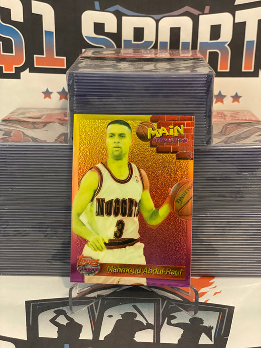 1994 Topps Finest (Main Attractions) Mahmoud Abdul-Rauf #7
