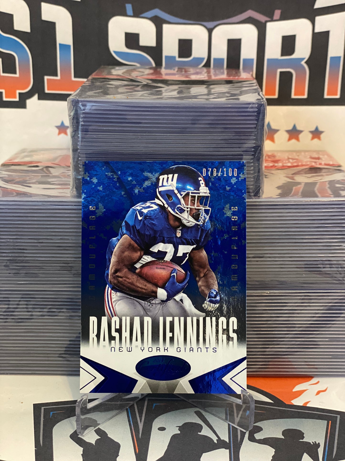 2014 Panini Certified (Camouflage 078/100) Rashad Jennings #65