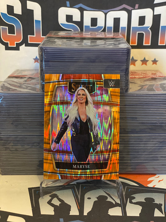 2022 Panini Select WWE (Orange Flash Prizm) Maryse #14