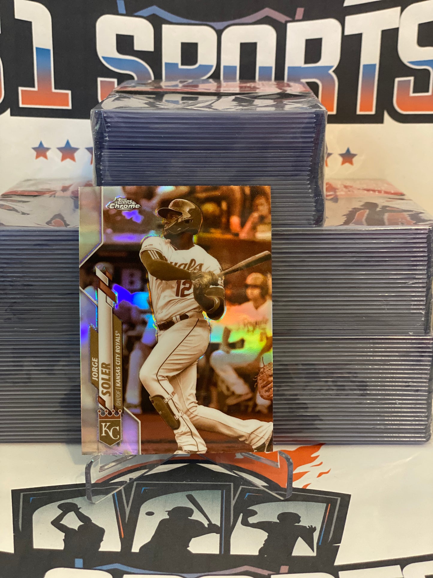 2020 Topps Chrome (Sepia Refractor) Jorge Soler #20