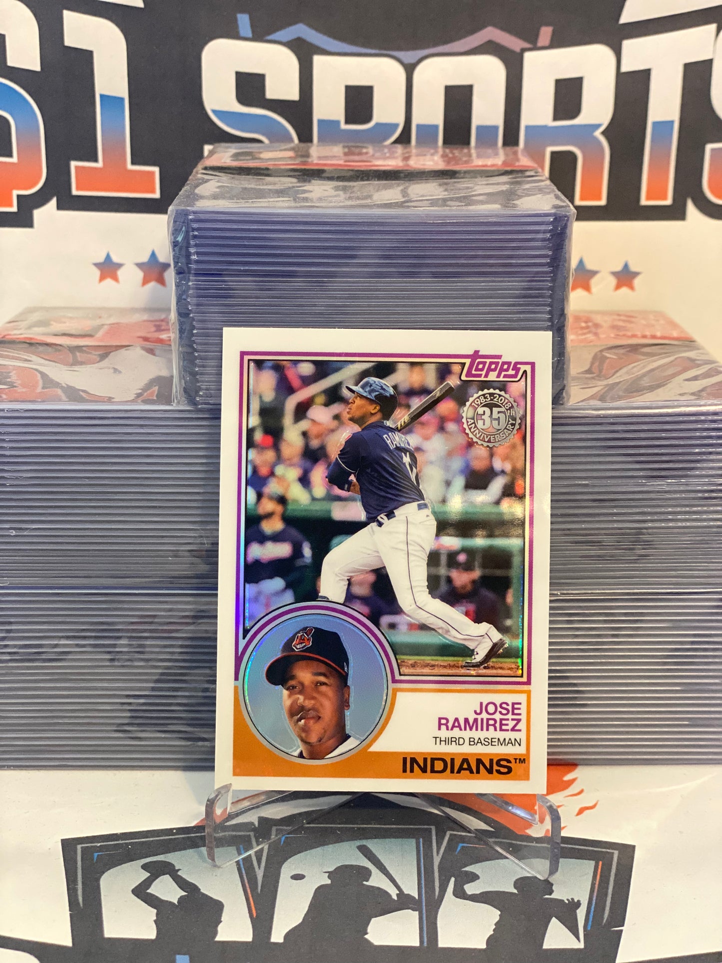 2018 Topps Chrome (1983 Redux) Jose Ramirez #65