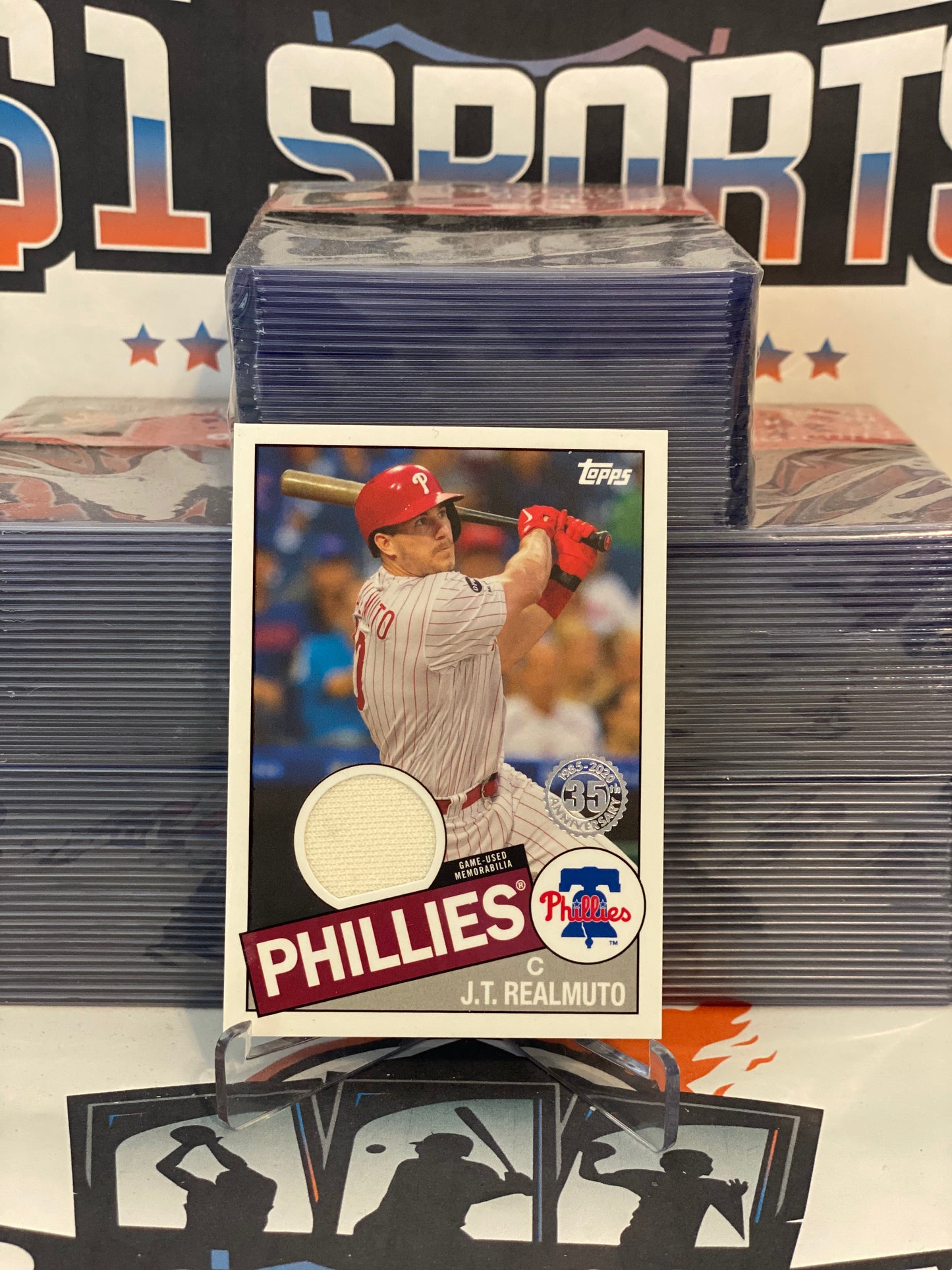 2020 Topps (35th Anniversary Jersey Relic) J.T. Realmuto #85TR-JR