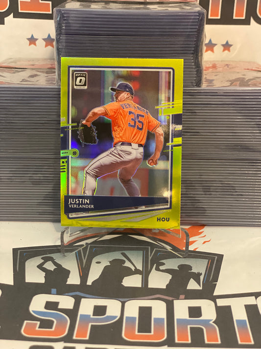 2020 Donruss Optic (Lime Green Prizm) Justin Verlander #157