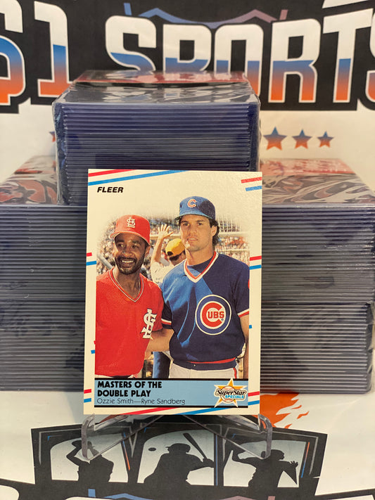 1987 Fleer (SuperStar Specials) Ozzie Smith & Ryne Sandberg #628