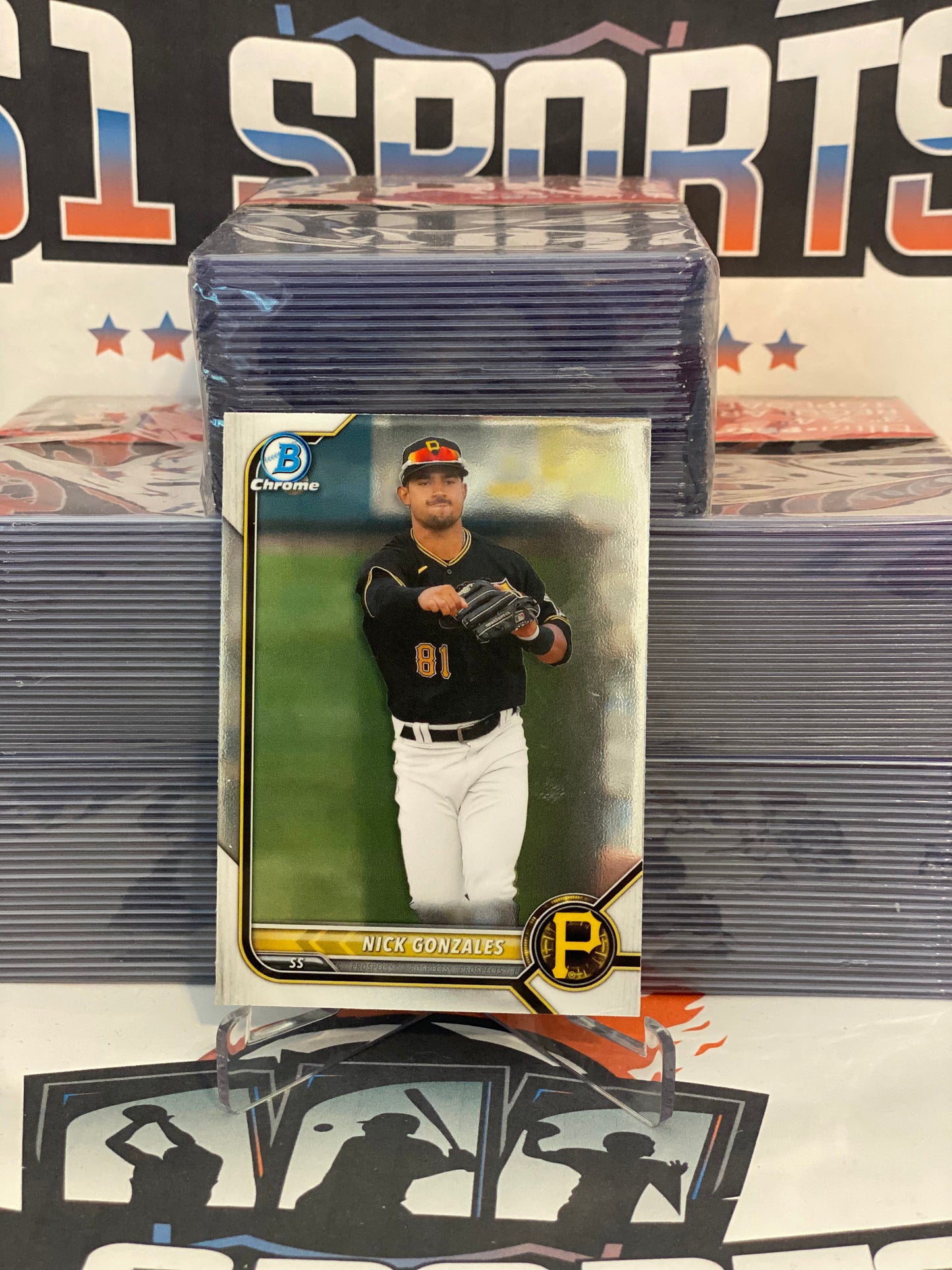 2022 Bowman Chrome Prospects Nick Gonzales #BCP-77