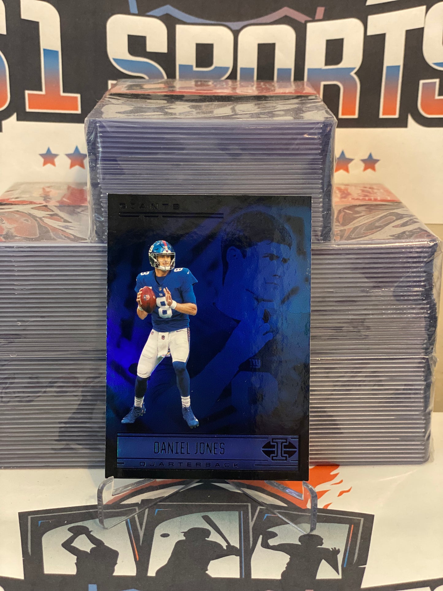 2021 Panini Illusions (Blue) Daniel Jones #48