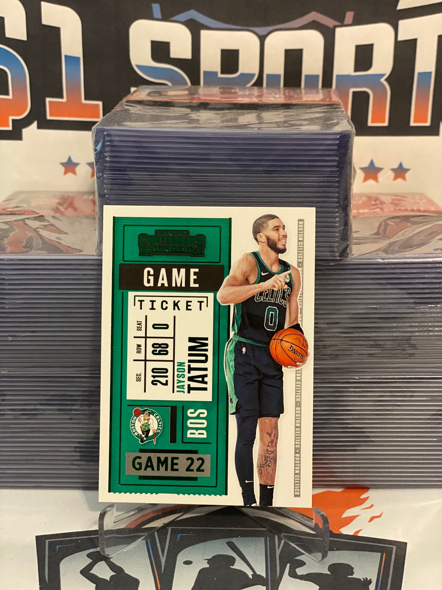 2020 Panini Contenders (Green) Jayson Tatum #87