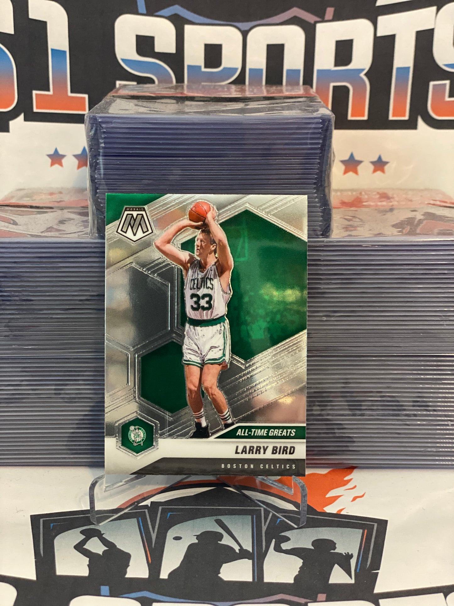 2020 Panini Mosaic (All-Time Greats) Larry Bird #295