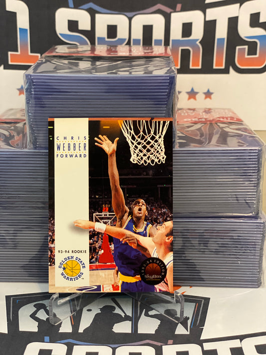 1993 Skybox Chris Webber Rookie #227