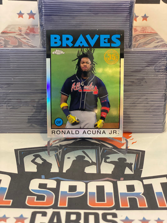 2021 Topps Chrome (1986 Redux) Ronald Acuna Jr. #86BC-3