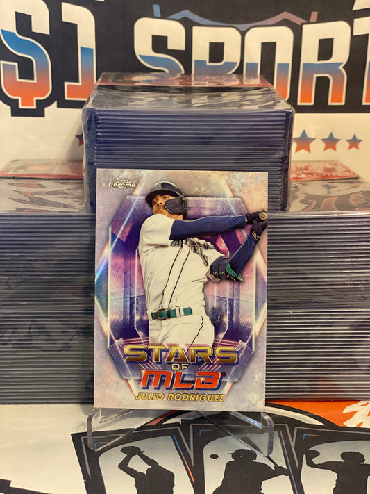 2023 Topps Chrome (Stars of MLB) Julio Rodrigez #SMLBC-16