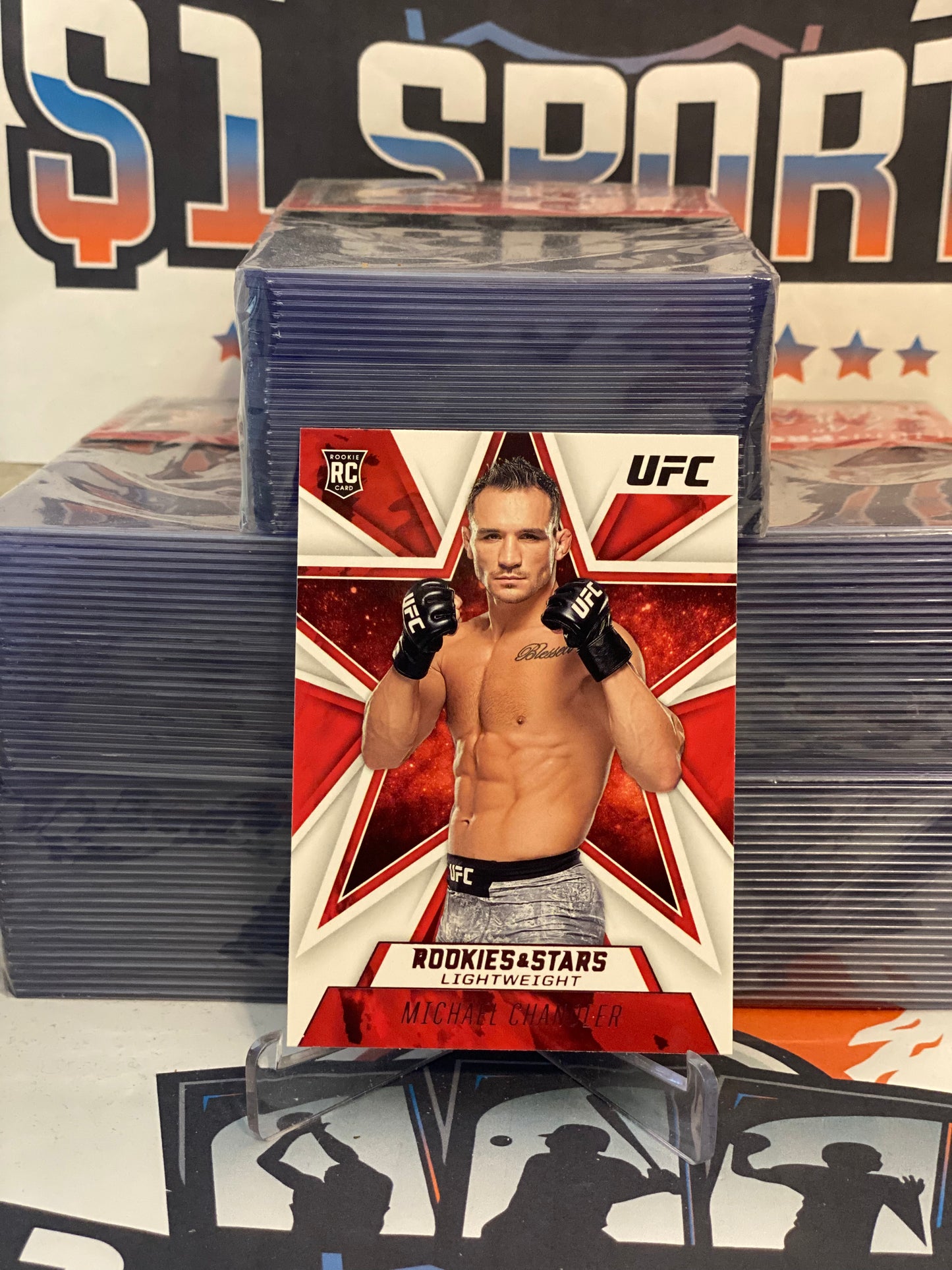 2021 Panini Chronicles UFC (Pink, Rookies & Stars) Michael Chandler Rookie #83