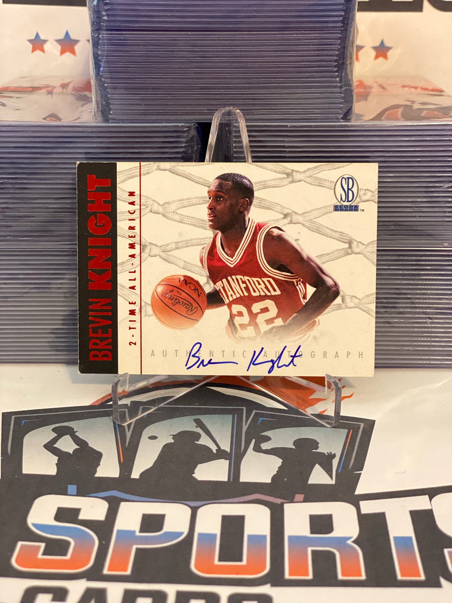 1997 Score Board (Autographed Card) Brevin Knight #25