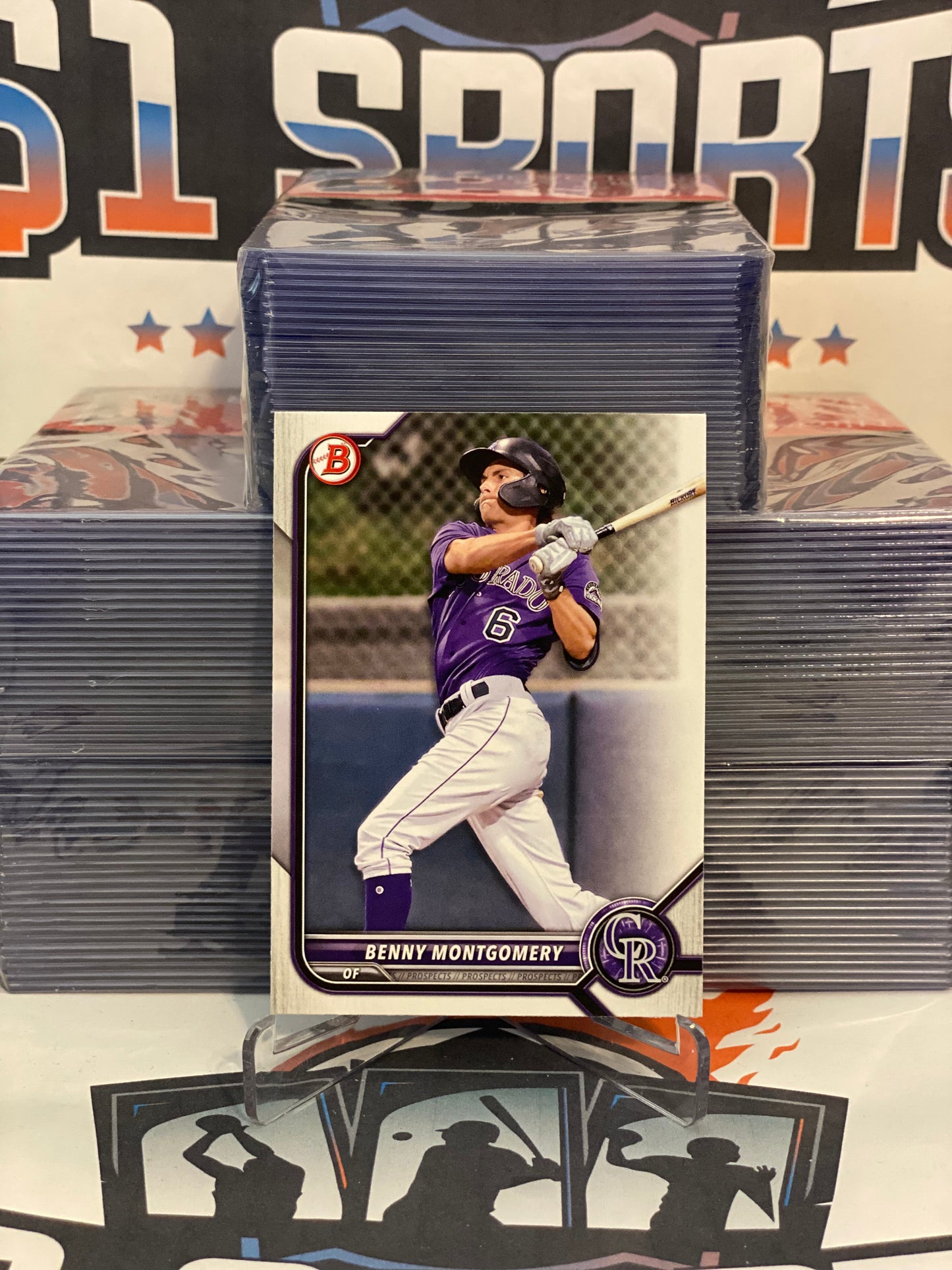 2022 Bowman Prospects Benny Montgomery #BP-73